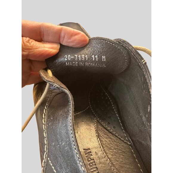 Johnston Murphy Size 11 Professional Mens Black Leather Lace Up Oxford Shoes main image 7